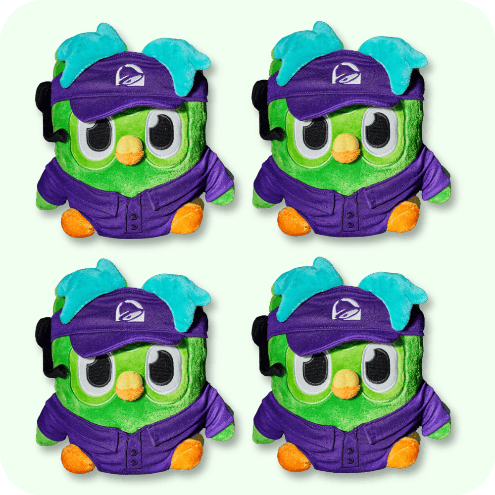 Taco Bell Plush 4PCS Taco Bell Plush 4PCS